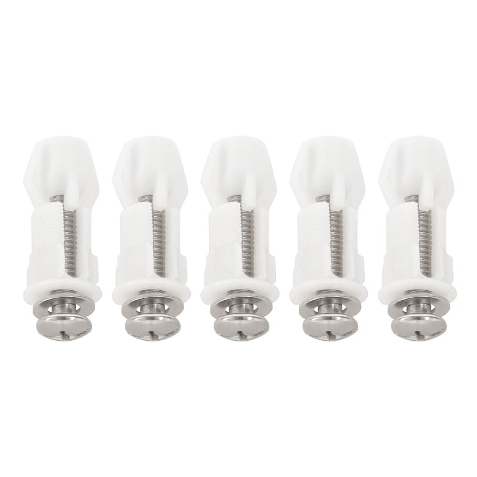 Toilet Hinges Screws WC Hole Fixing Easy Installation 10 Pack