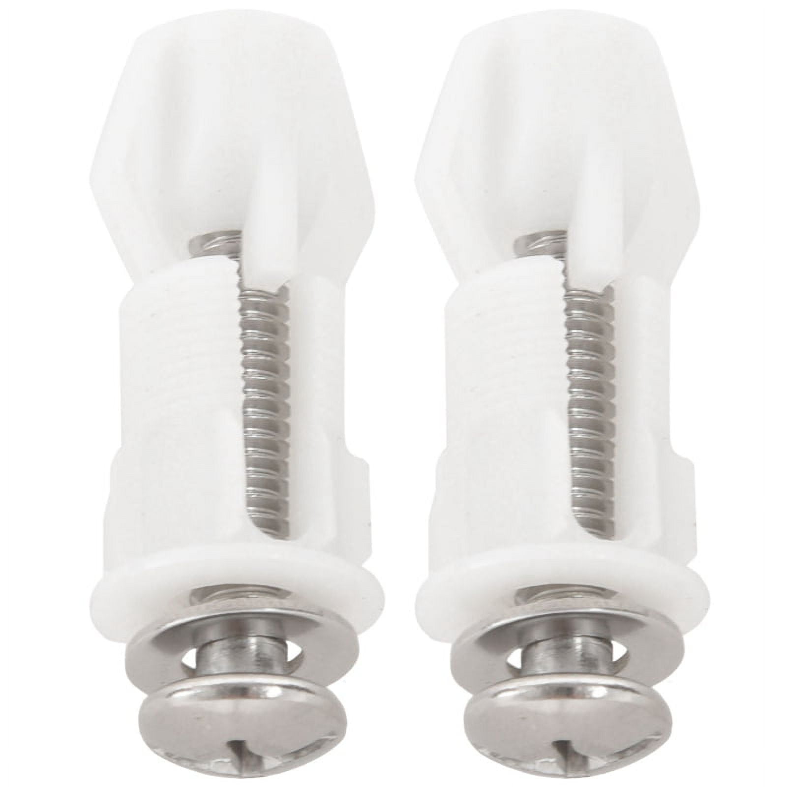 Toilet Hinges Screws WC Hole Fixing Easy Installation 4 Pack