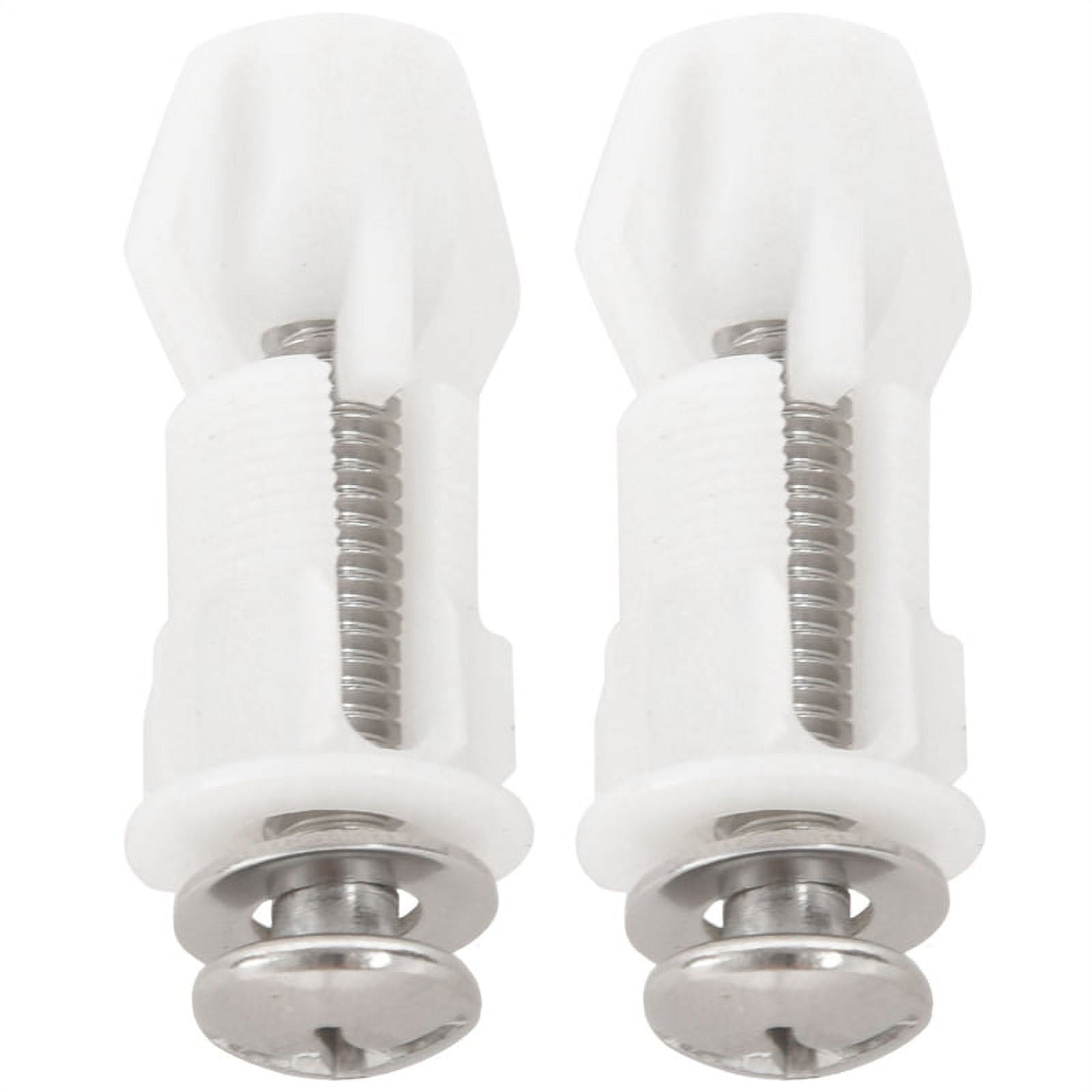 Toilet Hinges Screws WC Hole Fixing Easy Installation 4 Pack