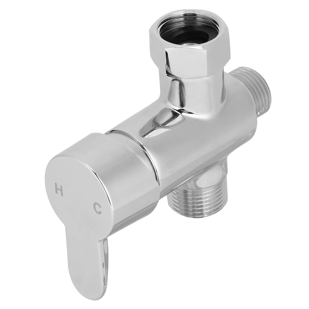 Toilet Hot Cold Water Diverter Mixer Valve Sprayer Tee Adapter