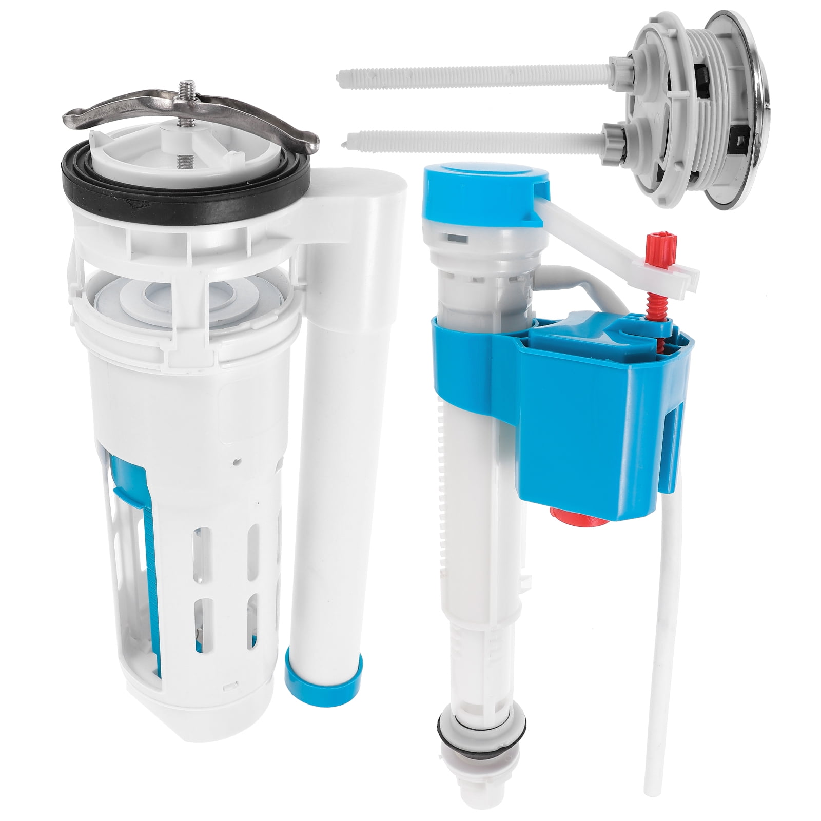 Toilet Inlet and Outlet Valve Kit Water Fish Tank Accessories Blue ...