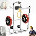 thumbnail image 1 of Toilet Installation Jack,Toilet Installation Dolly, Stainless Steel Foldable Lift with Positioning, 1 of 8