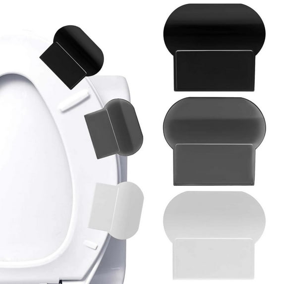 Toilet Lid Lifter, Toilet Seat Handle Opener with Strong Adhesive Tape, Pc Material for Sanitary Hands-free Use, Easy Llation for Home, Office, and Public Restrooms,Vsgery