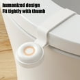 thumbnail image 1 of Toilet Lid Lifter with Dual Handles, No Touch Sanitary Lift for Seat and Lid, Easy Install Bathroom Hygiene Tool(White), 1 of 7