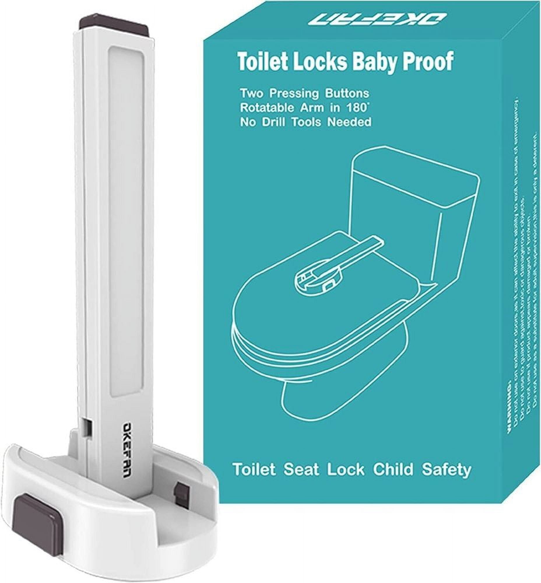 Toilet Locks Baby Proof Toilet Seat Lock Child Safety for Toddlers
