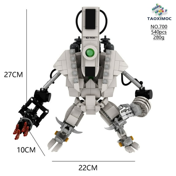 Toilet Man Battle Minifigure Building Blocks Set,Titan Siren,Speakerman/Cameraman/TVman/Clockman/Pencilman/Drillman,Buildable Toys Gift for Fans and Boys
