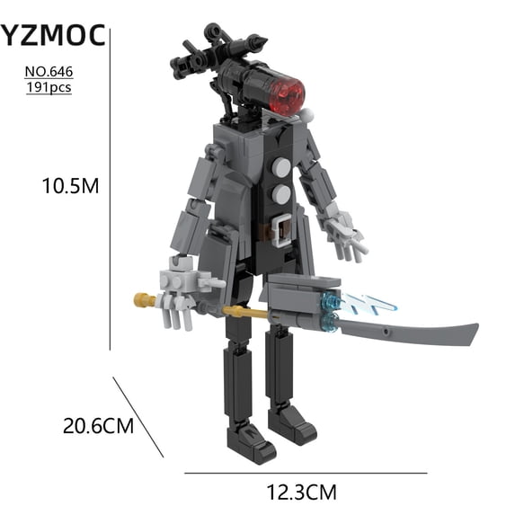 Toilet Man Game Building Blocks Toy Set,Titan Speaker Man/TV Man/Camera Man/Super Monitor Toys,Clock Man and Drill Man Toys Action Figures,Birthday Gifts for Boys and Game Fans