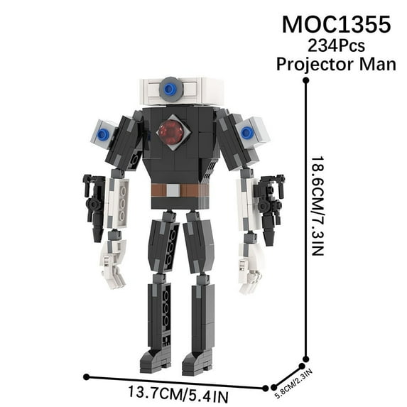 Toilet Man Game Building Blocks Toy Set,Titan Speaker Man/TV Man/Camera Man/Super Monitor Toys,Clock Man and Drill Man Toys Action Figures,Birthday Gifts for Boys and Game Fans