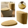thumbnail image 1 of Toilet Mat Latrine Mat Split Toilet Cover Beige, 1 of 9