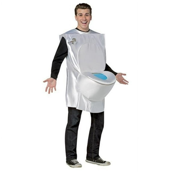 Toilet Men\'s Adult Halloween Costume, One Size, (40-46)