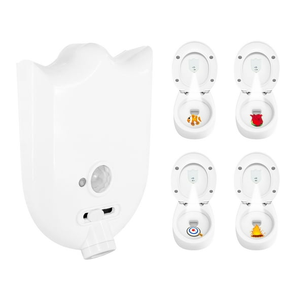 Toilet Night Light Projector Motion Activated Bathroom Light Toddler Potty Training Light