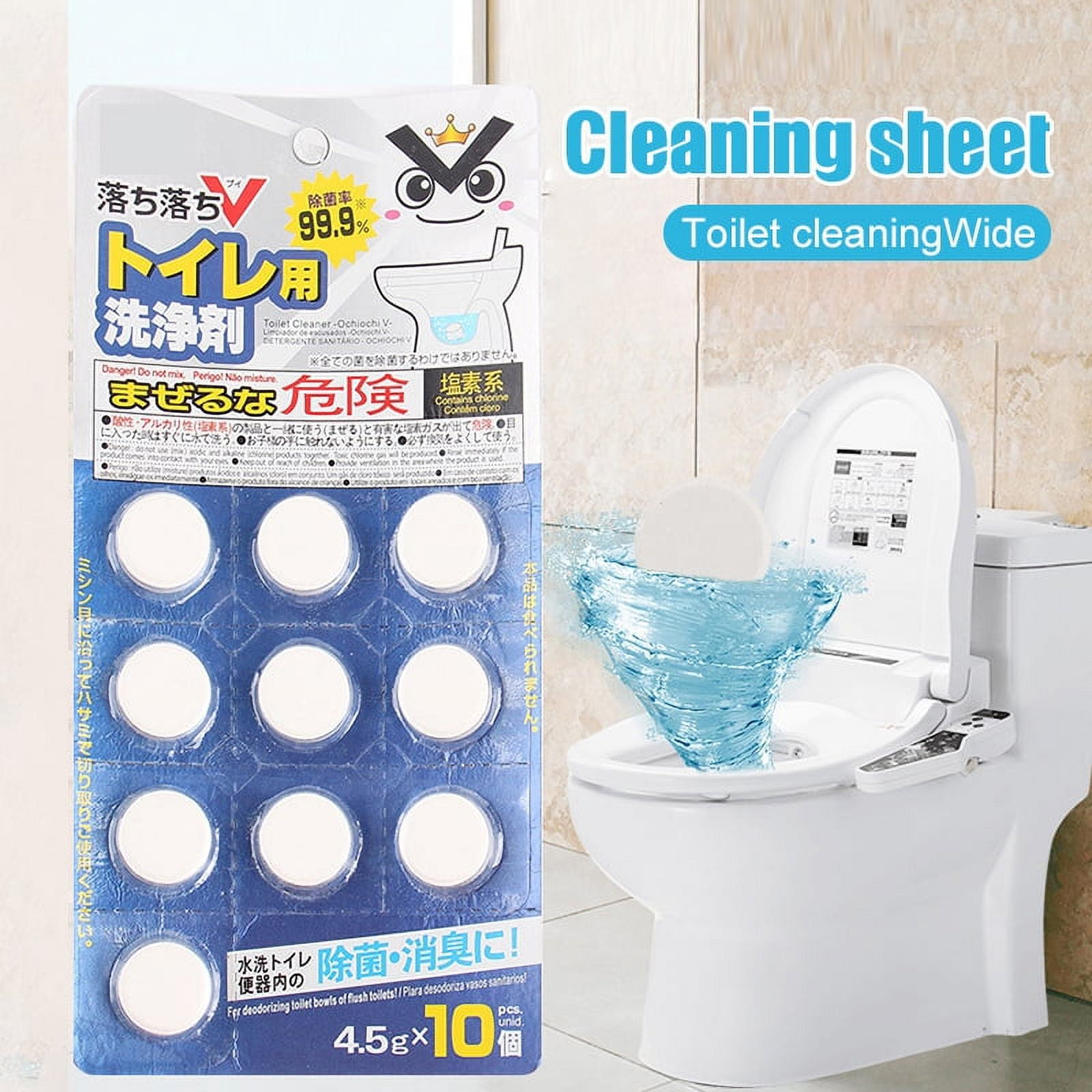 Toilet Odor Removal Toilet Bowl Tank Cleaner Pipe Drain Unclog Tablets