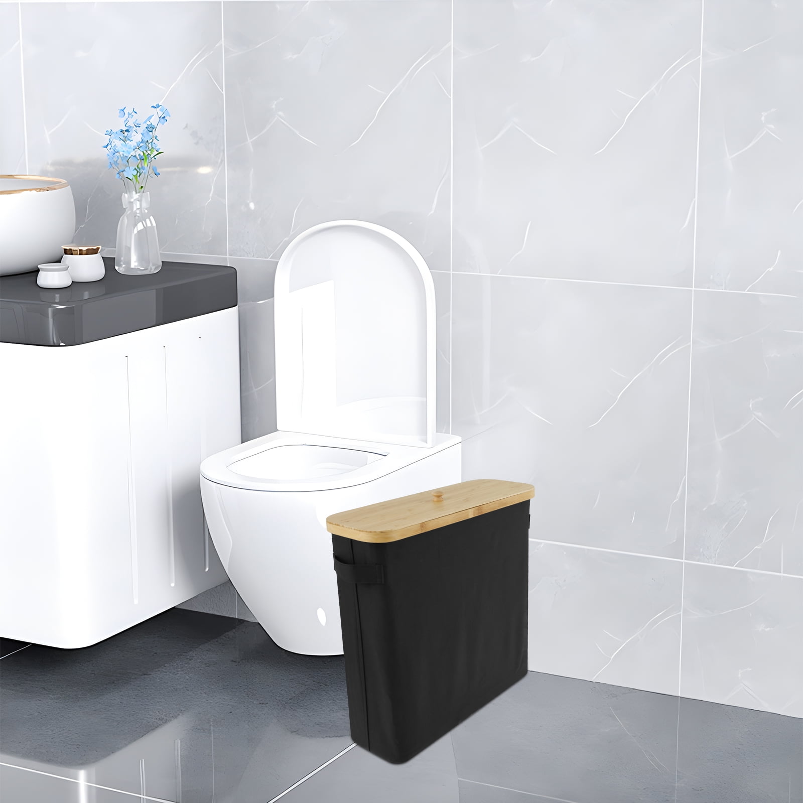 Toilet Paper Basket with Lid- Toilet Paper Storage - The Ultimate ...
