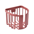 thumbnail image 1 of Toilet Paper Basket, Wall Mounted Tissue Basket Toilet ABS Mesh Toilet Paper Holder Toilet Tissue Box Tissue Roll Basket Rack Bathroom Storage Rack for Household Bathroom Toilet, 5.51x4.33 Inch, Red, 1 of 3