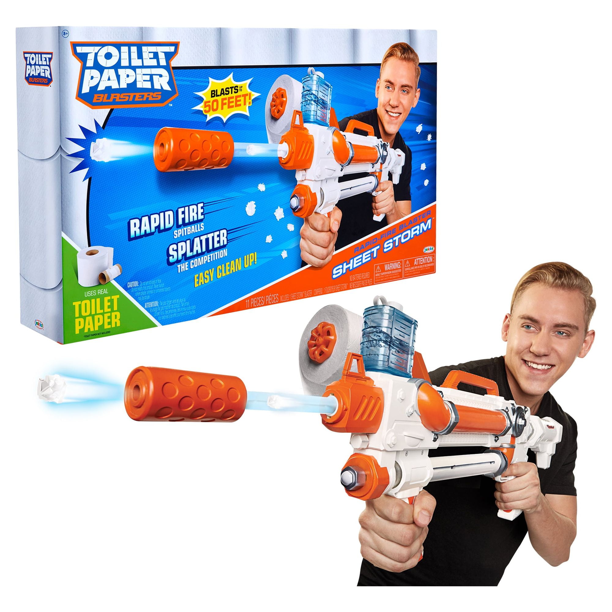 Toilet paper cheap gun toy