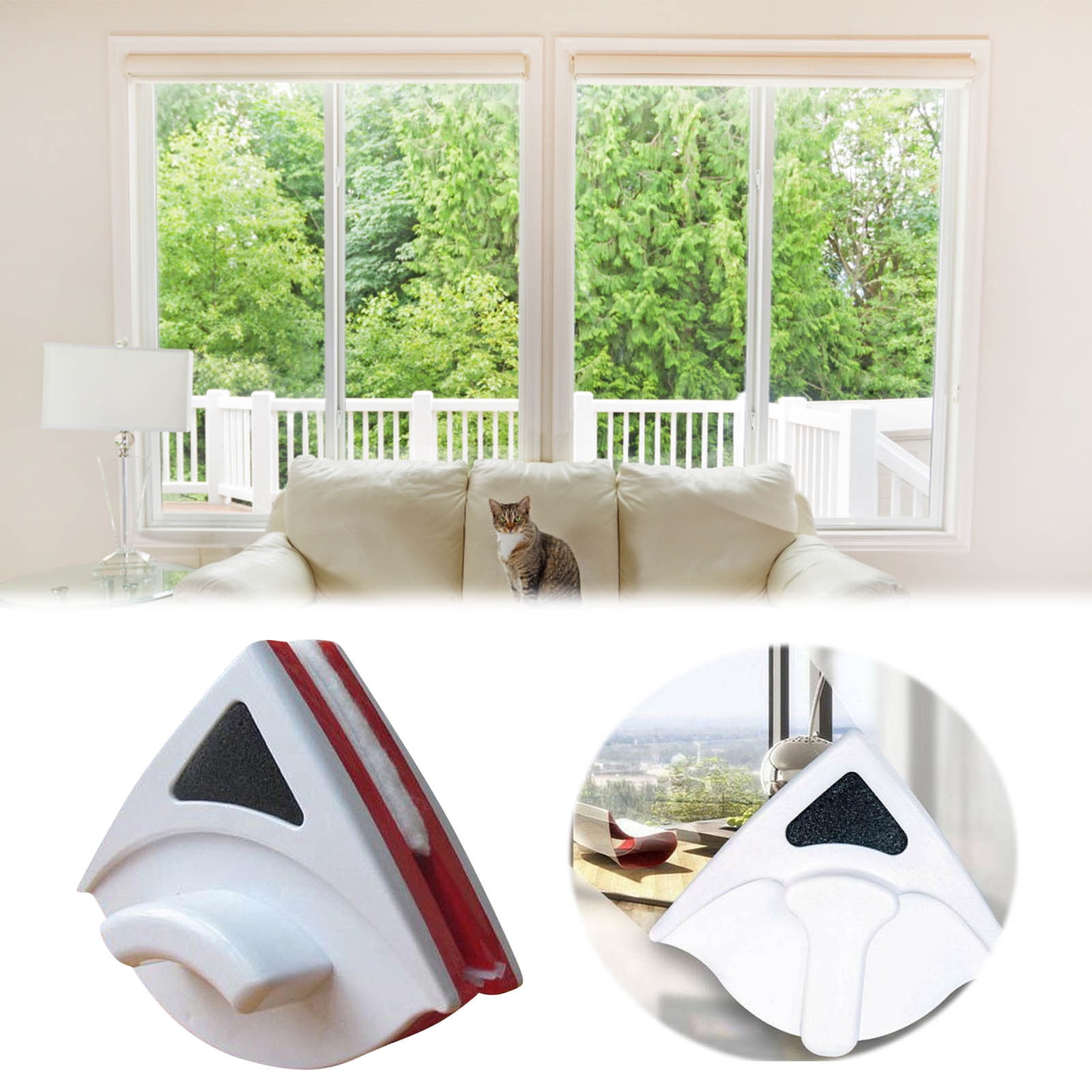 Toilet Paper Canister Efficient Convenient Glass Water Squeegee