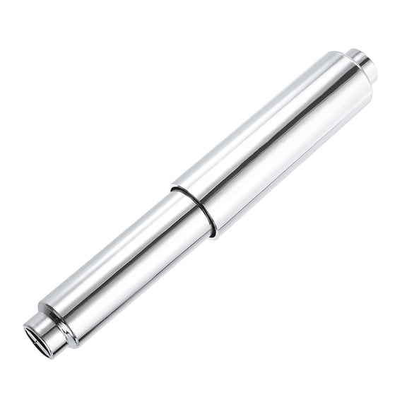 Toilet Paper Holder, 4-5/16-6-5/16" Plastic Spring-Loaded Rod, Chrome Color