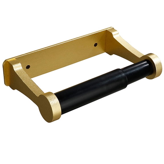 Toilet Paper Holder,Bathroom Tissue Holder Paper Roll Stand Holder Storage Dispenser,Paper Rack Wall Mount - gold