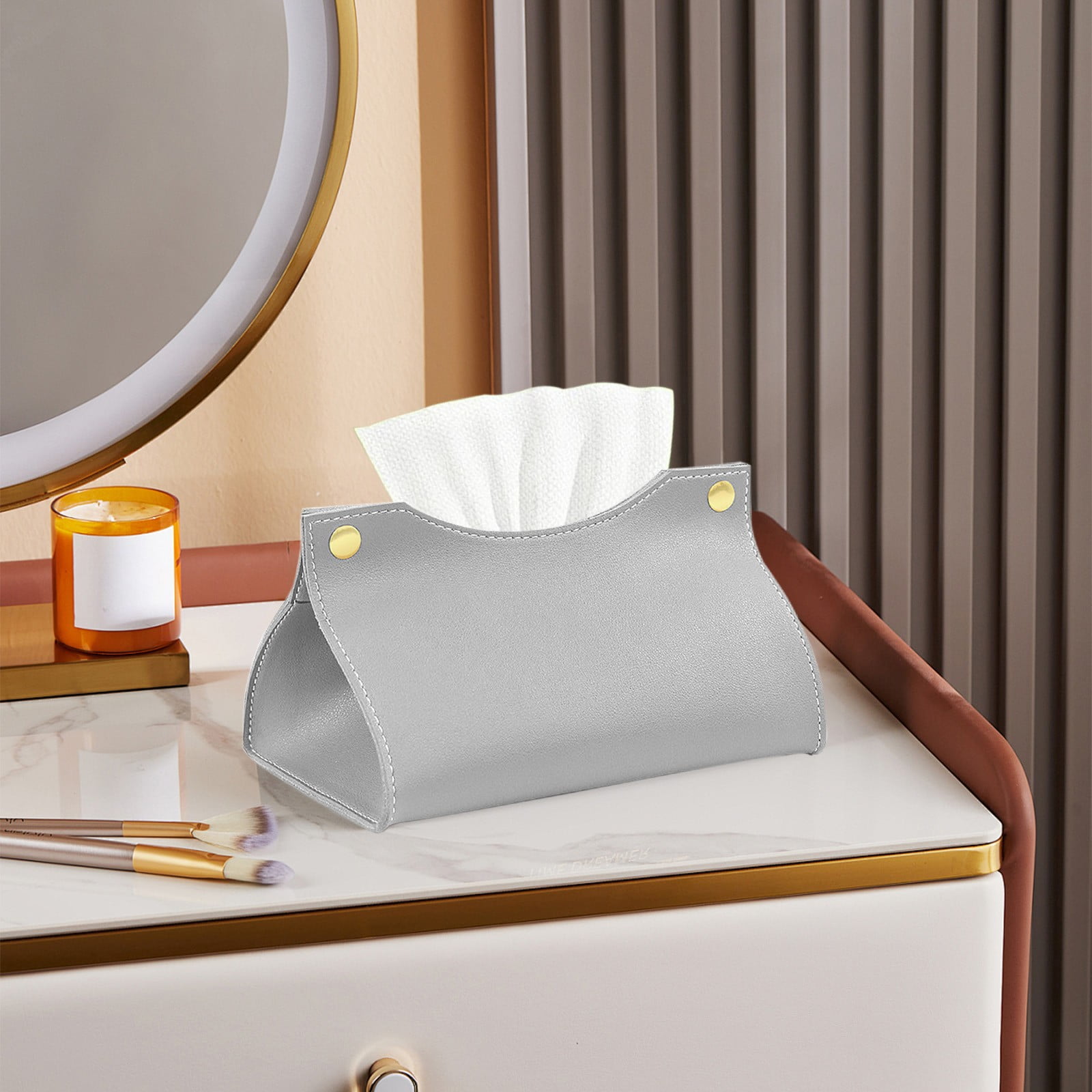 Toilet Paper Holder Coffee Table Decor Tissue Box Stylish Rectangular ...