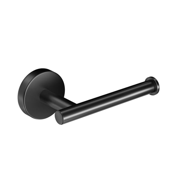 Toilet Paper Holder Fits Mega Roll Wall Mounted Toilet Roll Tissue Holder, Stainless Steel, Waterproof and Rust-Resistant, Large 5-Inch Rod, Anti-Fall End Cap, Flexible Horizontal or Vertical Install