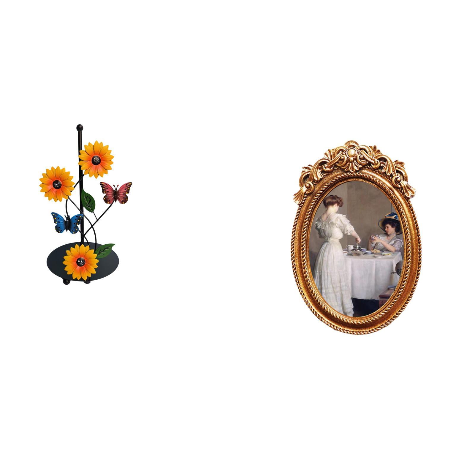 Toilet Paper Holder Photo Frame Desktop Stand Iron Resin Non Slip Rack ...