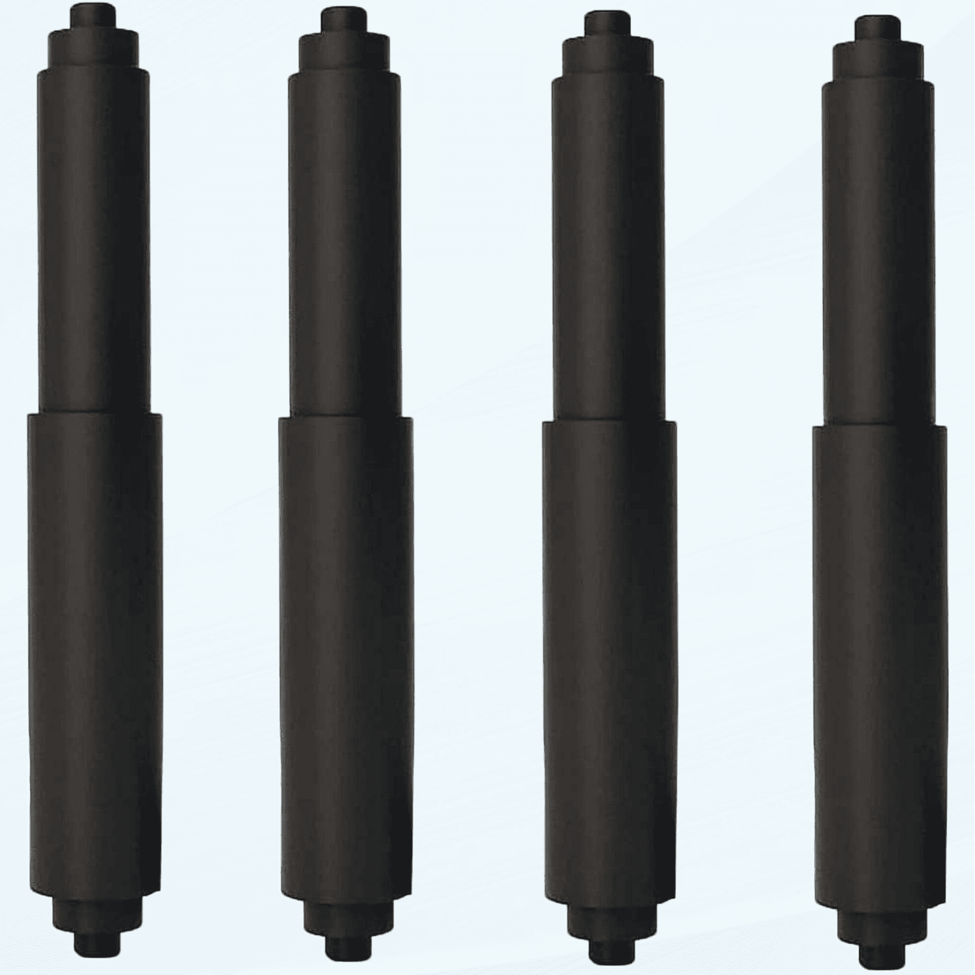 Toilet Paper Holder Roller 4pcs Black Color Plastic Toilet Tissue ...