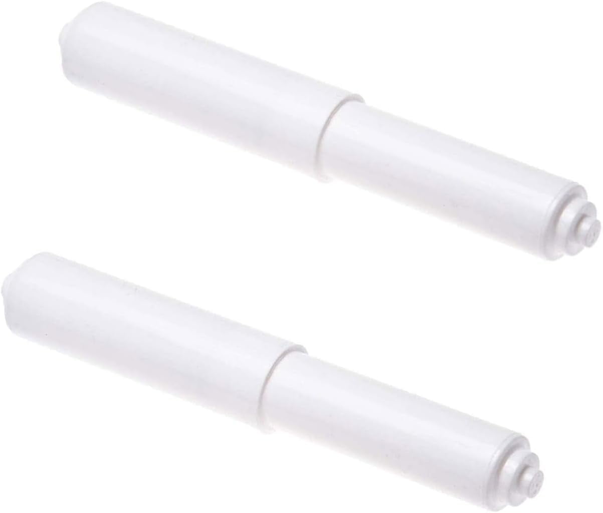 Toilet Paper Holder Rollers, 2pcs White Toilet Roll Holder, Plastic ...