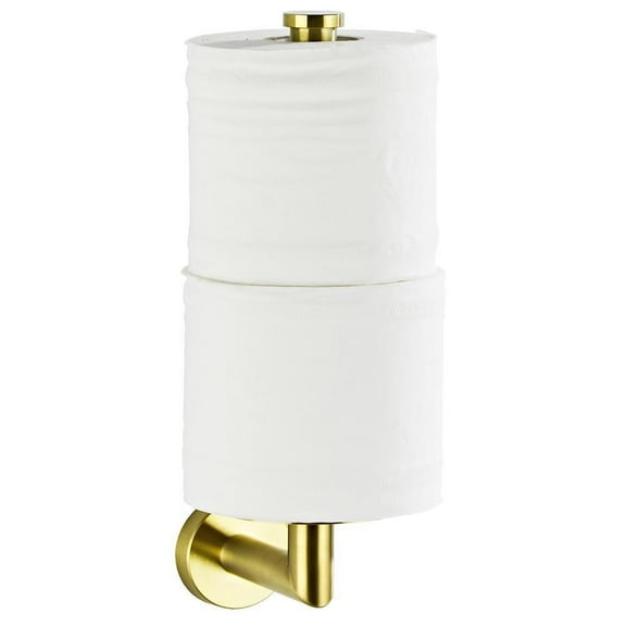 Toilet Paper Holder Self Adhesive for Kitchen Washroom Adhesive Toilet Roll Holder No Drilling Bathroom Stick on Wall Stainless Steel Brushed