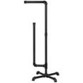 thumbnail image 1 of Toilet Paper Holder Stand, Free Standing Tissue Paper Roll Holder, Bathroom Organizer Industrial Cast Iron Pipe, Black, 1 of 3