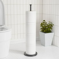 Honey-Can-Do Black Freestanding Toilet Paper Holder - Walmart.com