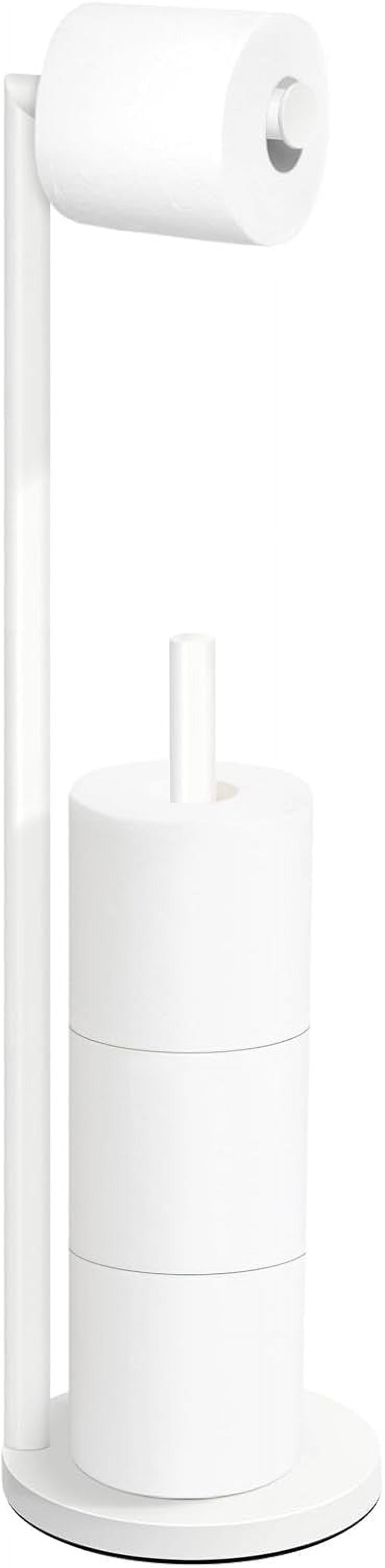 Toilet Paper Holder Stand, Toilet Paper Stand Brushed Nickel, Free