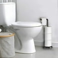 thumbnail image 1 of Toilet Paper Holder Toilet Roll Stand Free Standing for Bathroom Holds 4 Paper Rolls, 1 of 5