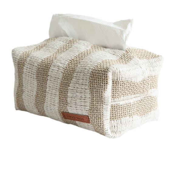 Toilet Paper Holder Travel Napkin Holder Reusable Tissue Holder Cloth Tissue Box Cloth Cover Tissue Box Cover Tissue Holder for Car Home Office Desk，Style 9