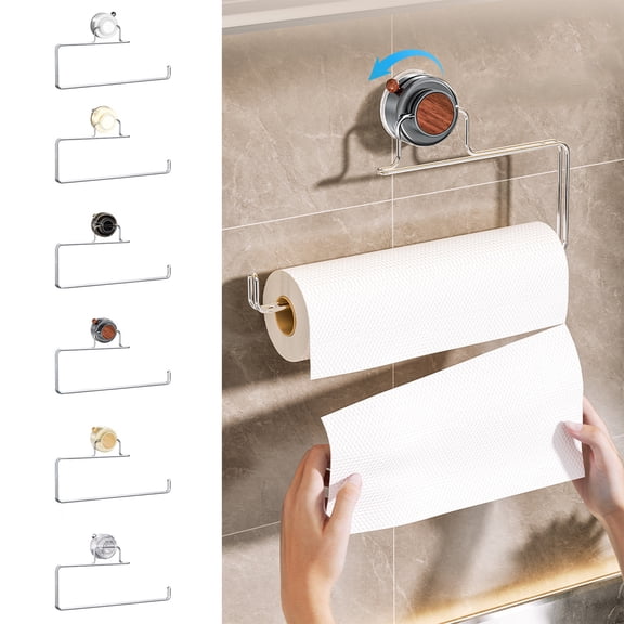 Toilet Paper Holder Wall Mounted, 180 Degree Rotating Stainless Steel Roll Rack for Bathroom Kitchen and Washroom, Modern Rust-proof Organizer, Topliu