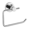 thumbnail image 1 of Toilet Paper Holder, Wall Mounted Stainless Steel Tissue Roll Rack with Open End Design, Rust Resistant Bathroom Organizer for Quick Roll Replacement, Space Saving Storage for Home, 1 of 6