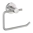 thumbnail image 1 of Toilet Paper Holder, Wall Mounted Stainless Steel Tissue Roll Rack with Open End Design, Rust Resistant Bathroom Organizer for Quick Roll Replacement, Space Saving Storage for Home, 1 of 6