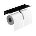 thumbnail image 1 of Toilet Paper Holder Wall Mounted Toilet Paper Storage Roll Tissue Dispenser Bathroom Toilet Paper Holder, 1 of 9