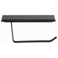 thumbnail image 1 of Toilet Paper Holder with Shelf Stainless Steel Commercial Tissue Roll Dispenser Phone Bathroom Brushed Nickle Wall Mounted Rustproof- Black, 1 of 5