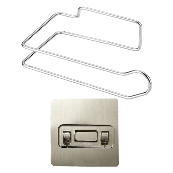 Toilet Paper Roll Holder, Stainless Steel Toilet Paper Holder, Tissue Paper Storage Towel Roll Hanger Wall Mount Tissue Roll Dispenser,Bathroom Tissue Paper Roll Holder,No Drill(Silver1-1pc,5.9x3")