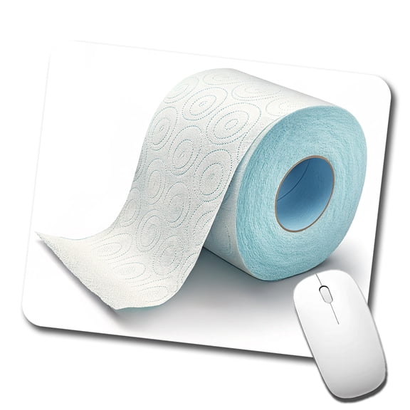 Toilet Paper Roll Mouse Pad Low Profile Gaming Mat