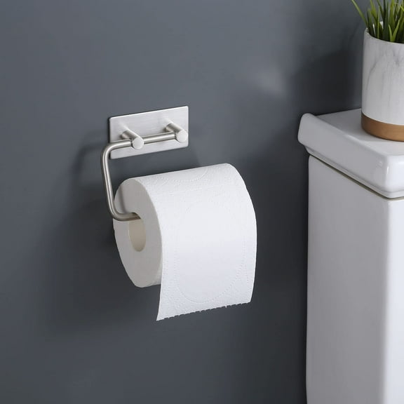 Toilet Paper Roll Rack Wall Mounted with 180 Degree Rotation - Stainless Steel Tissue Holder for Bathroom Kitchen Washroom - 1 Pack Rust Proof Paper Towel Dispenser for Home Hotel School