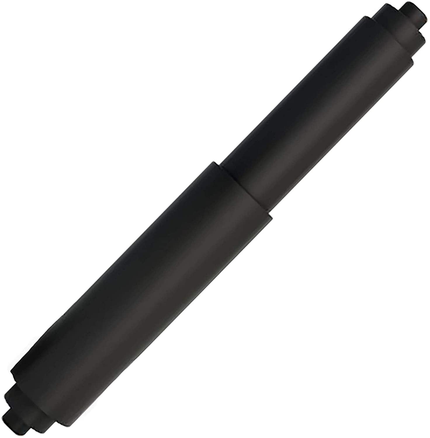 TOSEERY Toilet Paper Roller Extender, 7 Inch, Black, Spring Loaded ...