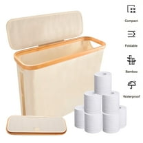 Toilet Paper Storage Box, Toilet Tissue Storage Bin for Rv Closet, Toilet Paper Basket Can Hold 12 Rolls of Toilet Paper, Placed Next to The Bathroom, Toilet, and Sink