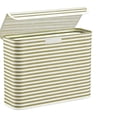 thumbnail image 1 of Toilet Paper Storage Holder with Lid, 22L Large Capacity Foldable Fabric Bin for Bathroom Towels and Toiletries, Freestanding Organizer for Home, RV, and Small Spaces, 1 of 7