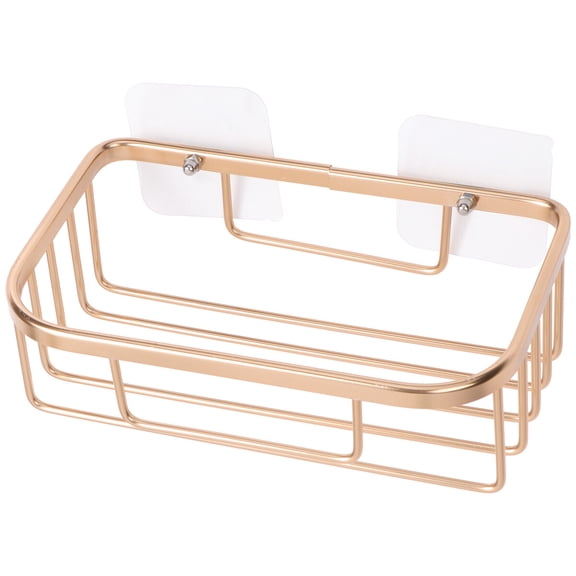 STRANDCHIC Modern Hollow Out Suction Cup Toilet Paper Organizer Bathroom Wall Mount