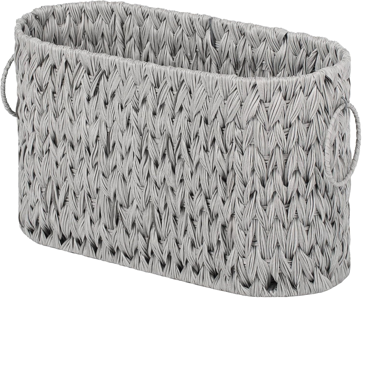 Toilet Paper Storage, Toilet Paper Basket for Bathroom, Toilet Paper Organizer for 6 Mega Rolls, Toilet Paper Holder Free Standing, Wicker Basket for Bathroom Storage