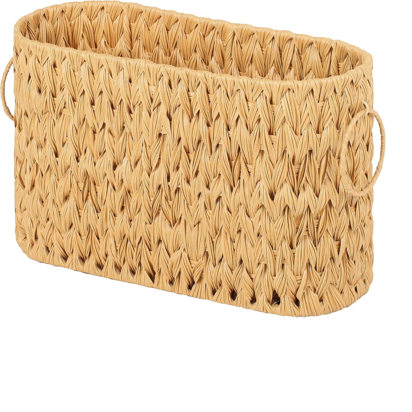 Toilet Paper Storage, Toilet Paper Basket for Bathroom, Toilet Paper Organizer for 6 Mega Rolls, Toilet Paper Holder Free Standing, Wicker Basket for Bathroom Storage