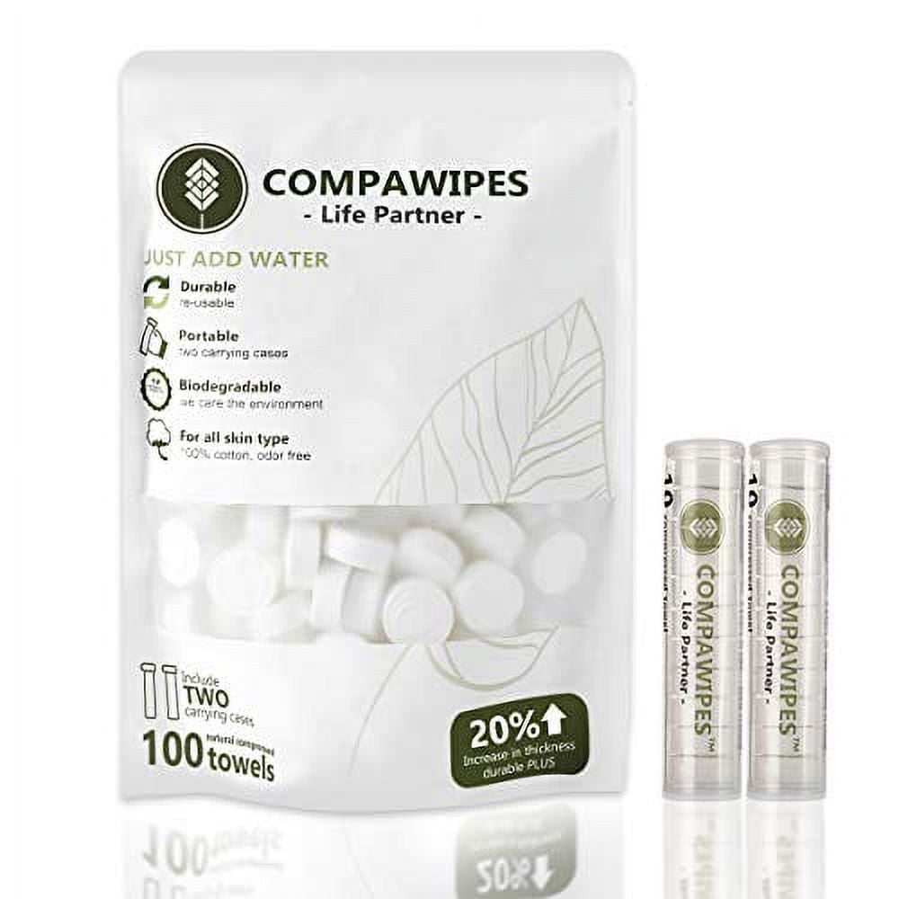 Toilet Paper Tablets Compressed Towels Reusable Toilet Wipes Camping Toilet Paper Travel Wipes