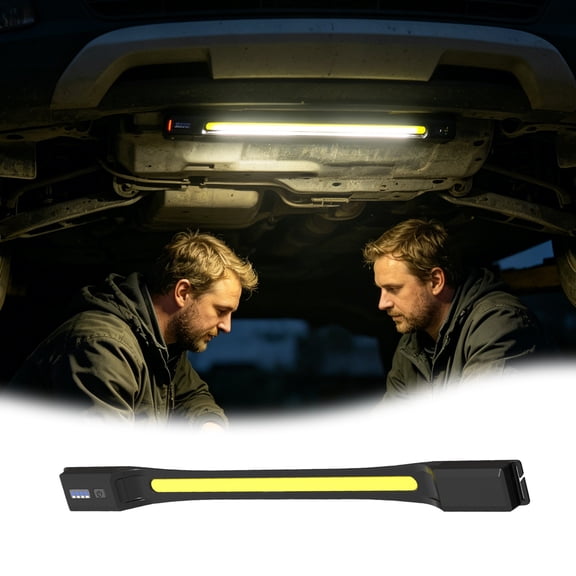 Toilet Paper Work Light for Mechanic, 1600LM LED, 4000mAh Rechargeable, , Underhood Work Light for Car Repairing/Inspection/Garage