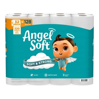 Toilet Paper with 320 Sheets Per Roll, 32 Rolls, Septic - Safe